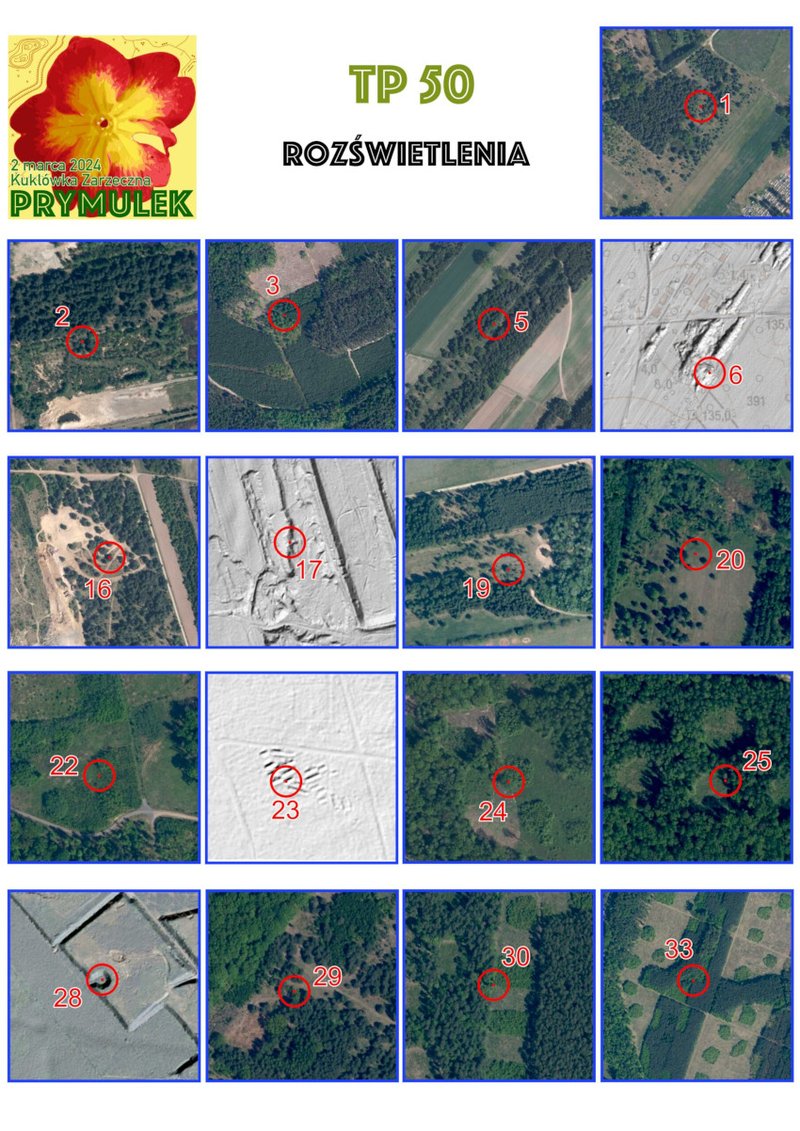 Prymulek TP50 mapa rozświetlenia